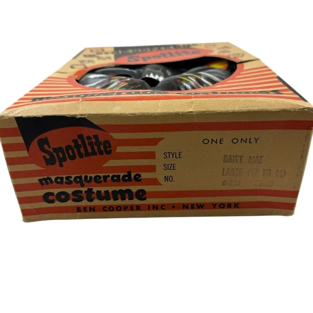 Ben Cooper Halloween Mask and Costume Black Cat Child Size L Vintage 1960s - Picture 10 of 12